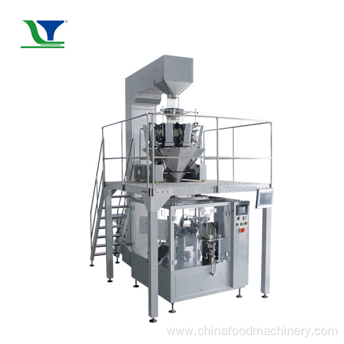 Rotary Premade Bag Stand up Pouch Packaging Machine